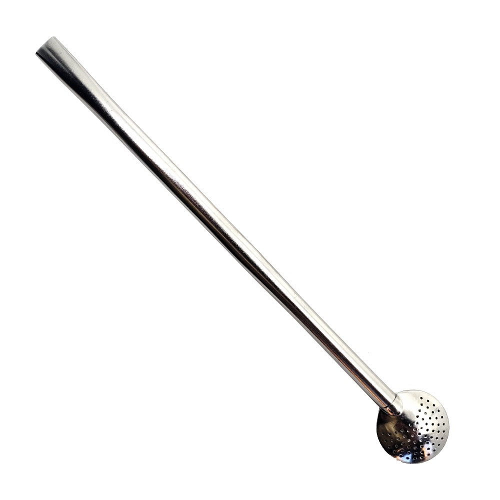 Long Round Stainless Steel Bombilla 23 cm (9 in) (Pack of 5)