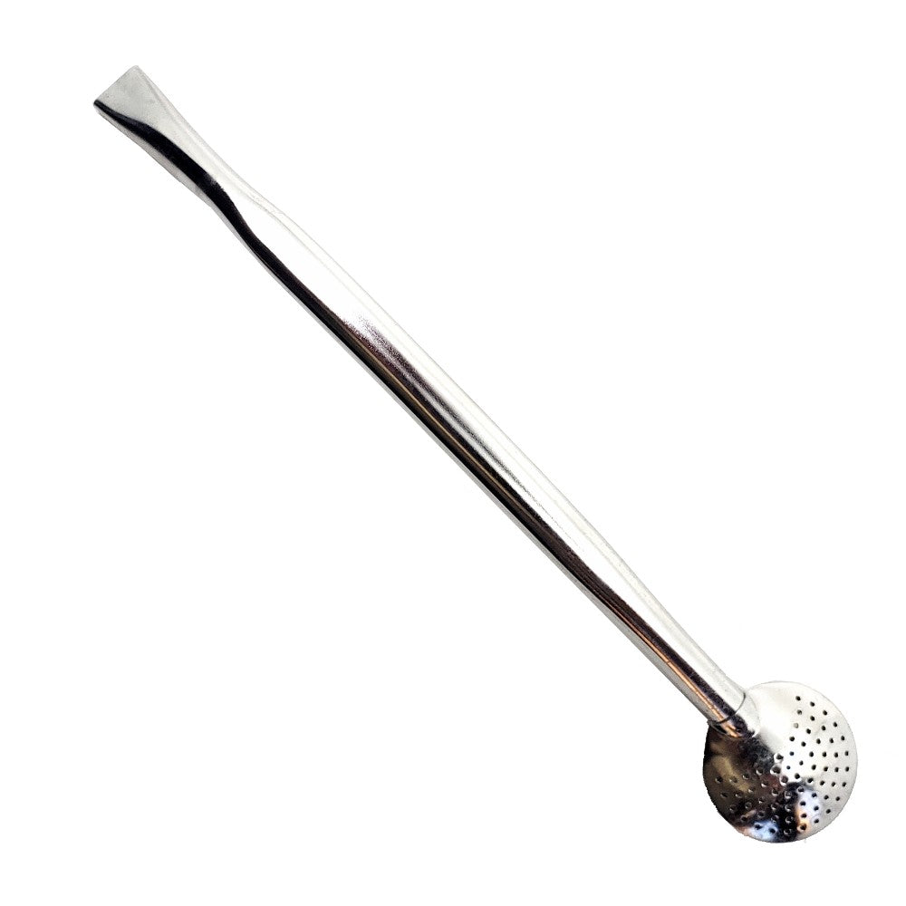 Round Stainless Steel Bombilla with Thin Tube 19 cm (7.5 in) (Pack of 5)