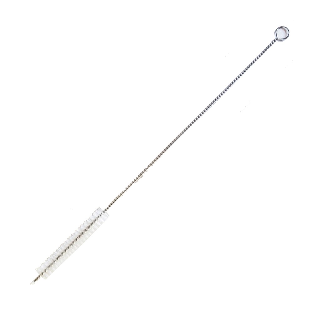 Long Bombilla Brush Stainless Steel 8.5 in (pack of 10)
