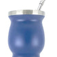 Blue Double Walled Stainless Steel Mate Blue 8 oz (220 ml) 5 Each