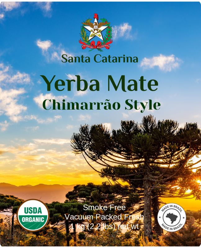Santa Catarina Organic Fresh Green Chimarrão 1 Kg (2.2 Lbs)