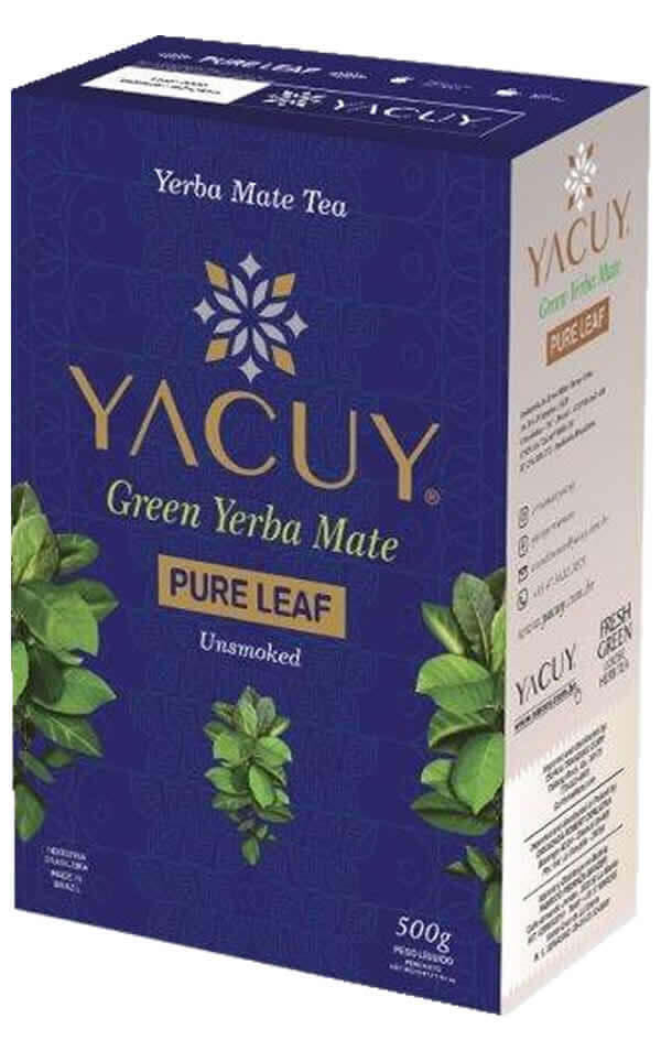 Green Pure Leaf Yerba Mate 10 x 500 g (1.1 lbs)