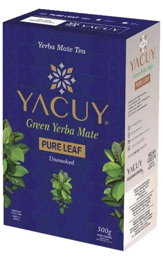 Green Pure Leaf Yerba Mate 10 x 500 g (1.1 lbs)